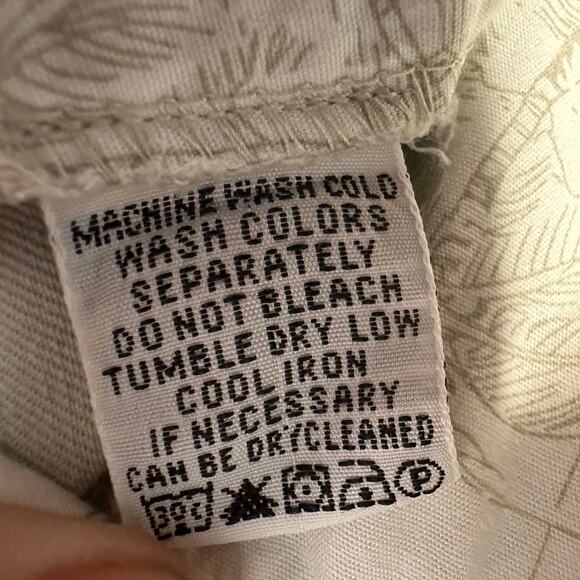 Tommy Bahama Chino Pants Mens 34 Straight Fit Beige Stretch Flat Front Slacks - Picture 6 of 12